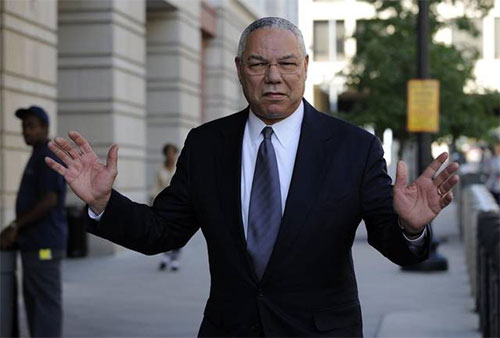 El exsecretario de Estado estadounidense Colin Powell